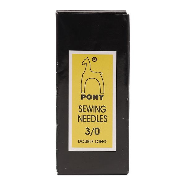 Иглы ручные длинные для штопки Long Darners №3/0, 25 шт, PONY, 08112