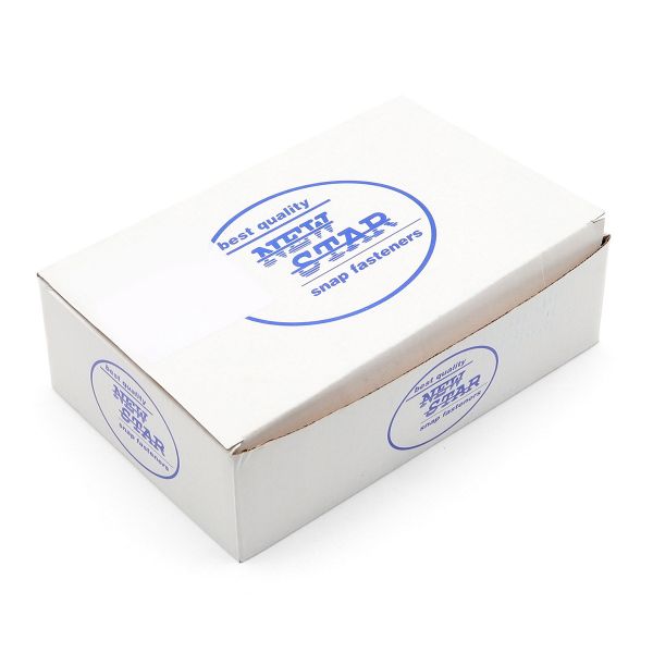 Кнопка рубашечная (джерси) закрытая ⌀9.5 мм, ≈1440 шт, МЕТАЛЛ, эмаль, цв.569 т.синий глянцевый, NEW STAR