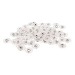 Кнопка пришивная 22мм, clear, MS-K-55, 10 шт
