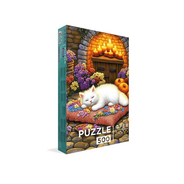 Пазл 500 элементов, PZL-500/83 Сон у камина, Фрея