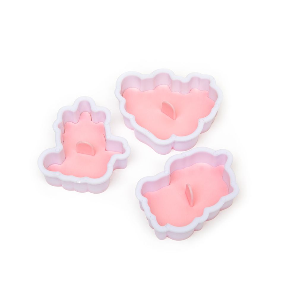 Набор вырубок для печенья пластик, 6 шт, №1 Единороги, S-Chief SHF-0351