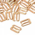 Крючки для бюстгальтера металл 10.0 мм, 910 цв.золото, уп.100 шт