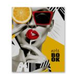 Бизнес-блокнот, матовая ламинация + выборочный лак, A5+ 80 л. 18 шт, клетка, Гламур 000410, Светоч 80ББТ5_4_5_1