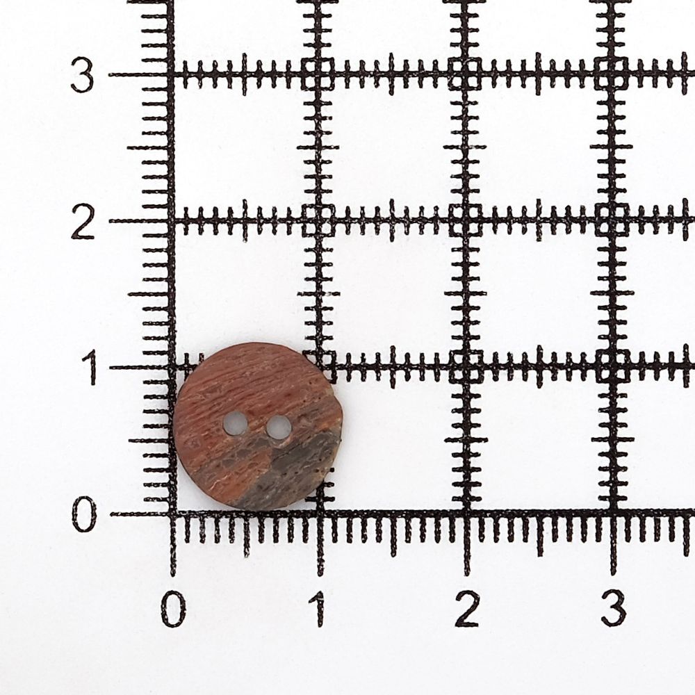 Пуговицы на 2 прокола 18L (11мм), ракушка (C-Coffee (кофейный)), CN-S003A, 36 шт