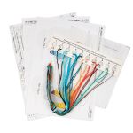 Набор для вышивания нитками Panna, Живая картина, Голубой зимородок, 5,5х6,5 см