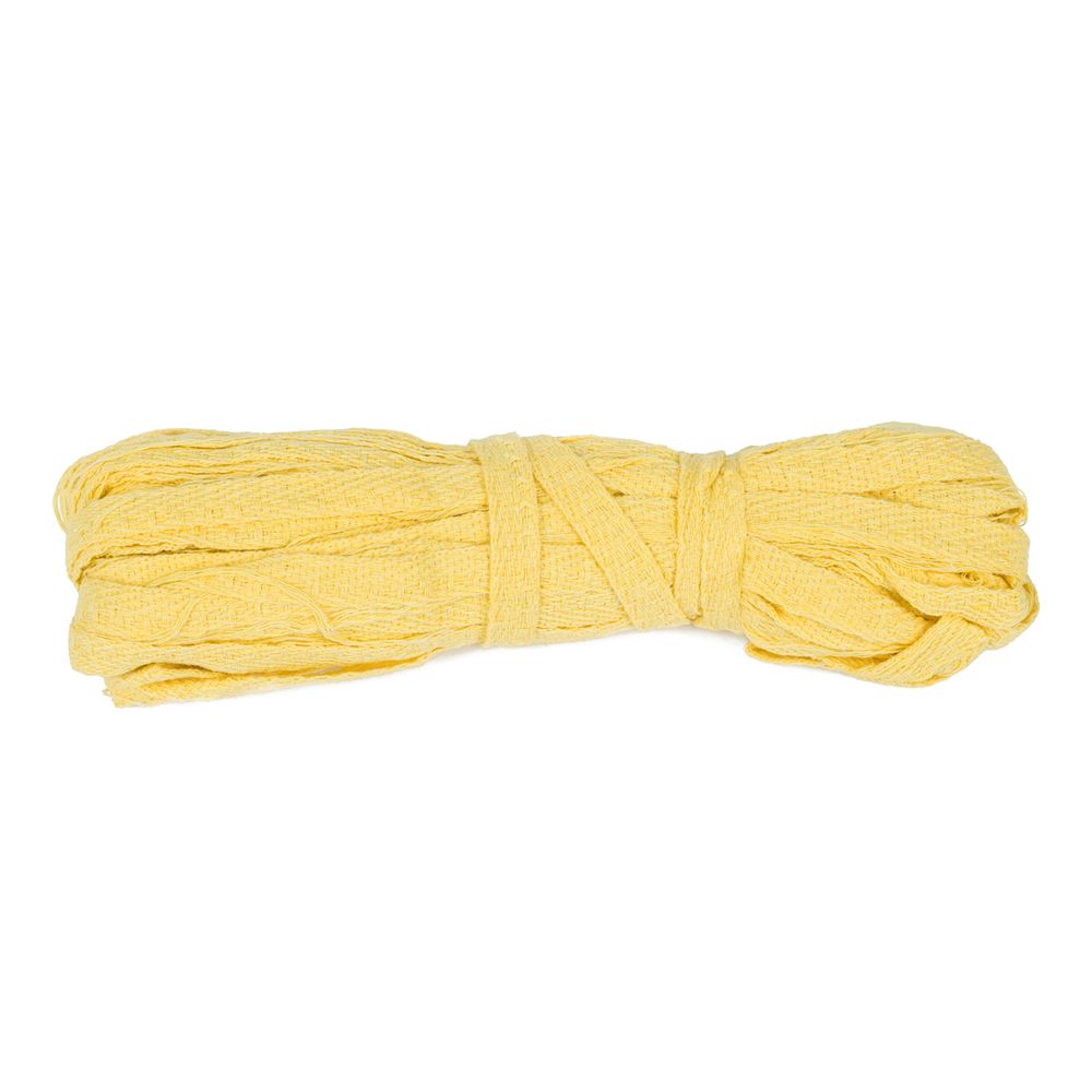 Тесьма (лента) киперная (100% х/б) 5 мм / 25 метров, желтый, Gamma С3865Г17