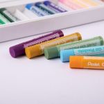 Пастель масляная 24 цв, мелки увеличенного диаметра, Pentel Large Sticks GHT-24L