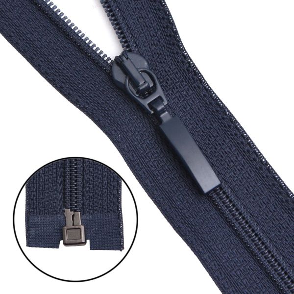 Молния спираль (витая) Arta Т5 (5 мм) 1 зам., разъем., 40 см, цв. 196 т.синий, уп.5 шт