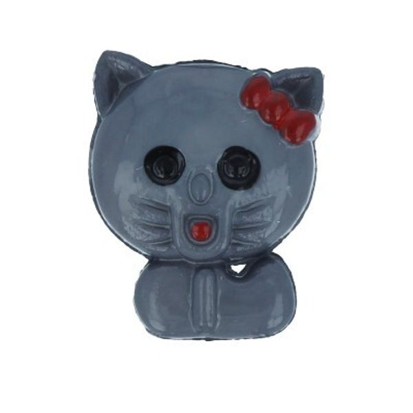 Пуговицы детские 18 мм, 36 шт, №D195 серый, Gamma AY 6800