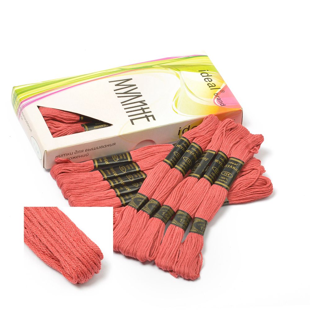 Мулине Ideal ТВ, 24 мотка по 8 метров, цв. 154