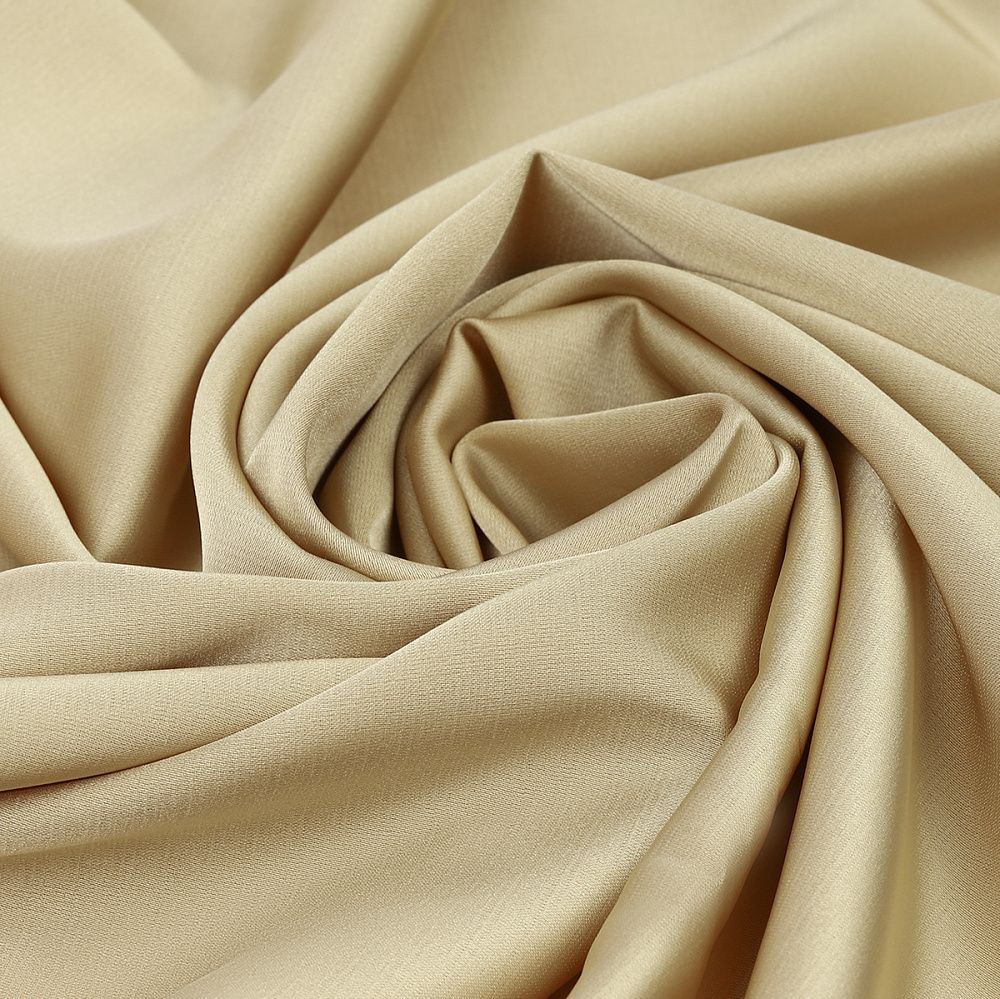 Шелк Армани 120 г/м², 150 см / 2 метра, TBY120Arm-079.2, цв.79 золотисто-бежевый