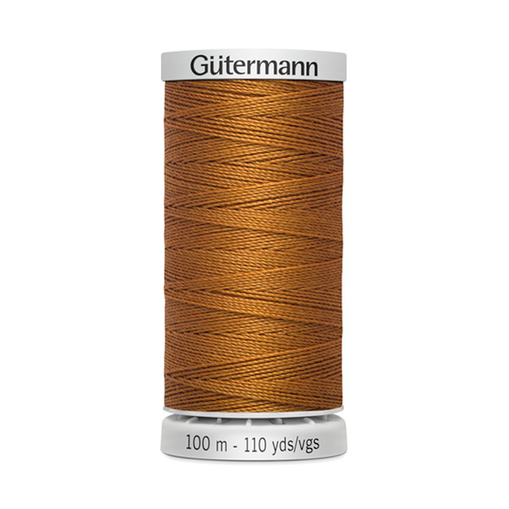 Нитки суперкрепкие Gutermann Extra Strong M782, 100м, 448 шоколадная охра, 5 катушек