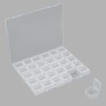 Контейнер для хранения мелочей 21.1х17.5х2.7 см, 30 штук в боксе