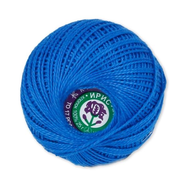 Пряжа ПНК им.Кирова Ирис / уп.20 мот. по 25 г, 150м, №2714 василек