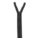 Молния трактор Arta Т6 (6 мм) 1 зам., разъем., 70 см, с реверсным замком, цв. 077 черный, 1 шт