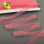 Кружево отделочное в стиле "трикотаж" 12 мм 150-2 цв.228 персиковый уп.27,4м