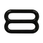 Рамки-регуляторы для бюстгальтера металл 14.0 мм, черный, 100 шт