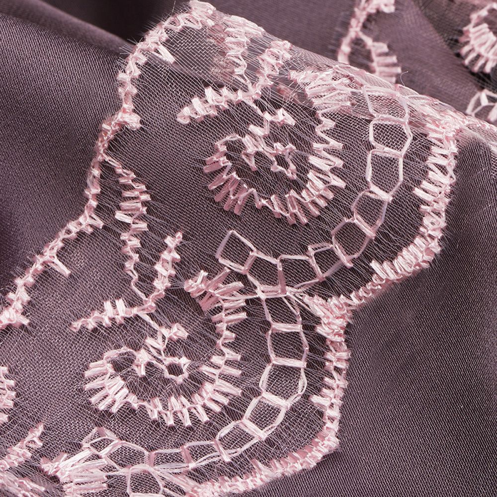 Кружево капроновое 45 мм / 9.14 м, TBS.30010 цв.004 (240) св.розовый, Kruzhevo