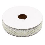 Лента декоративная Горох, 20.0 мм / 25±1 метров, (04 белый/зеленый), YH97