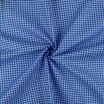 Ткань для пэчворка Peppy Бабушкин сундучок, отрез 50х55 см, 140 г/м², БС-50 клетка синий, Peppy