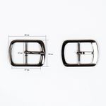 Пряжка 27 мм. чер/никель, 10 шт