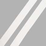 Стропа (ременная лента) 26 мм / 100 метров, [17.55 г/пог.м], матовая, имитация хлопка, 07 белый, 3Al357