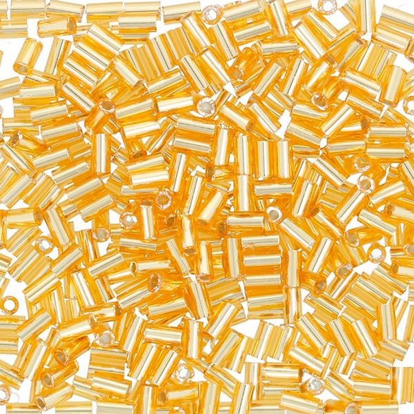 Бисер Toho Bugle 4 (3 мм), 25 г (5х5 г), 0030 оранжевый