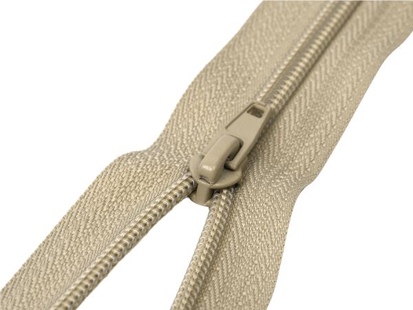 Молния спираль (витая) (цв.SBS) брючная Т4 (4 мм) 1 зам., н/раз., 20 см, автомат, S-235 бежевый, 2500 шт
