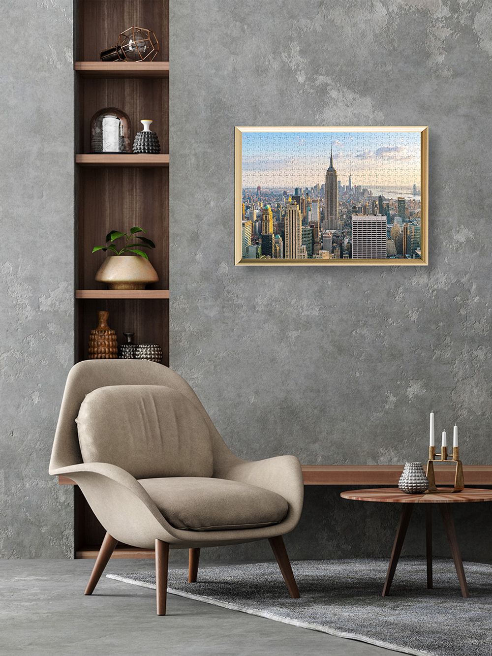 Пазл. Премиальная коллекция 1000 элементов, TOP-PZL-1000/10 Высотки Нью-Йорка, Фрея