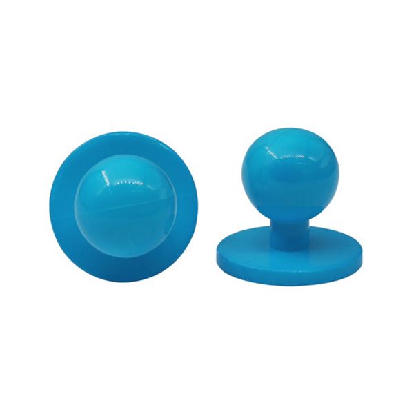 Пукля поварская, цветная, 10 мм (156-62 бирюзовый) П-10, 500 шт