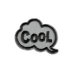 Термоаппликация свет.кл, пр. COOL серебр. 1шт, Prym