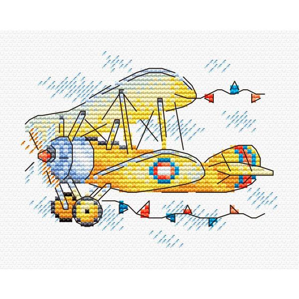 Набор для вышивания нитками МП Студия, Очарование полета 8х11см