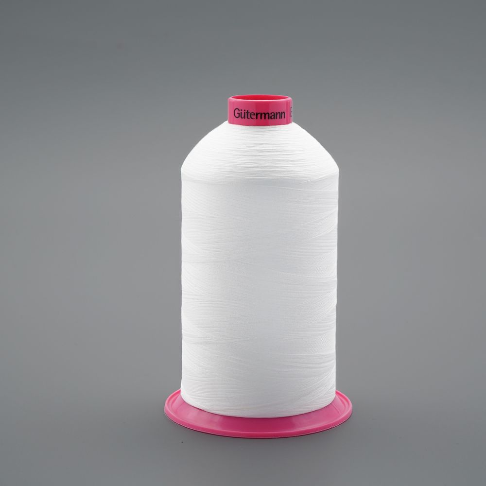 Нитка текстурированная Gutermann E 151, 10000 м, 715328, 111 айвори, 1 катушка