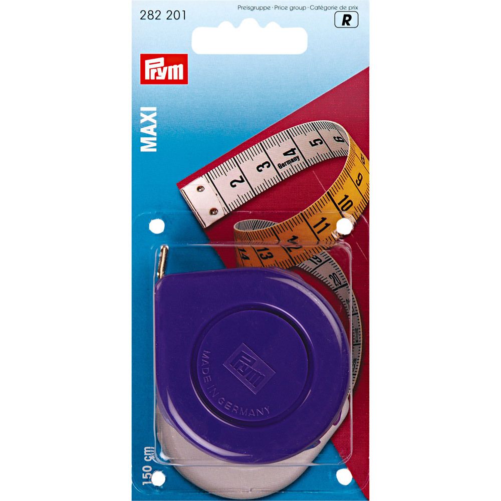 Рулетка Maxi 150 см, 1 шт, шкала в см, Prym 282201