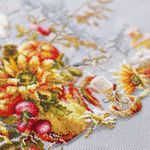 Набор для вышивания нитками Чудесная игла, Осенняя импровизация, 32х25 см