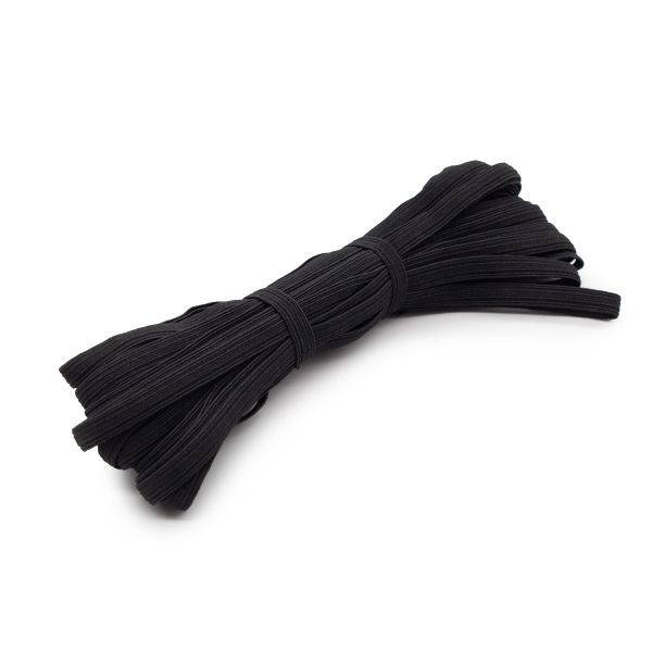 Резинка бельевая (стандартная) 7.0 мм / 10х10 метров, черный (С1121/1)