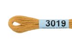 Мулине Gamma 100% хлопок, цв.3019 т.охра, 24 мотка по 8 метров