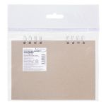 Заготовка для альбома (на пружинке) 1250 г/м², A5 19.8х14 см, 6 л, 02 Белая пружина, Mr.Painter ZKL-06