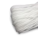 Шнур полипропилен круглый вязаный ⌀6.0 мм / 100 метров, 6-01 белый