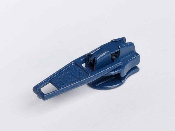 Слайдер (замок) для молнии спираль Т3 (3 мм), автомат, S-040 синий, 2000 шт