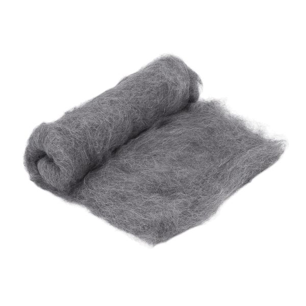 Шерсть для валяния Ангорка 100 г, Камтекс, 176 серый меланж