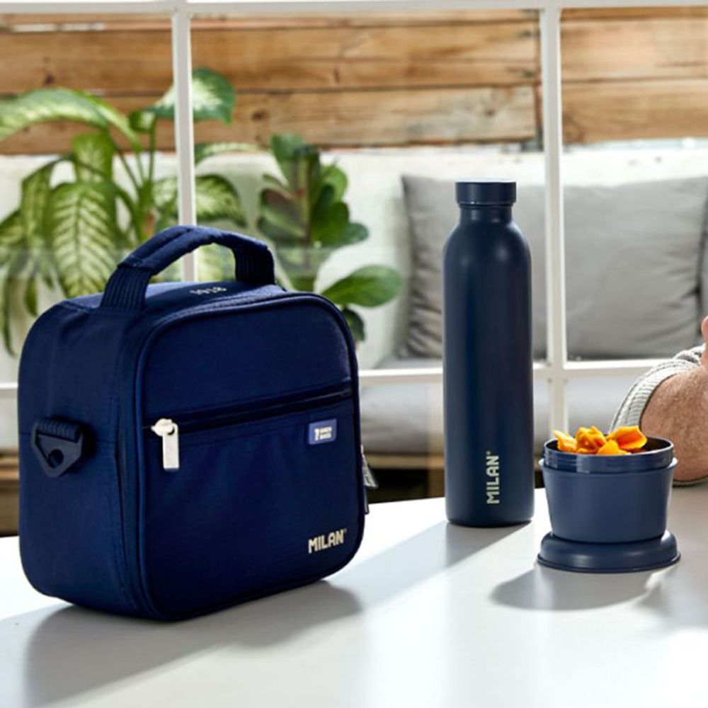 Термосумка для ланч-бокса (3 бокса в комплекте) 3,5л 23х20х11см см, 08806SNCB, Milan 08806SNCB