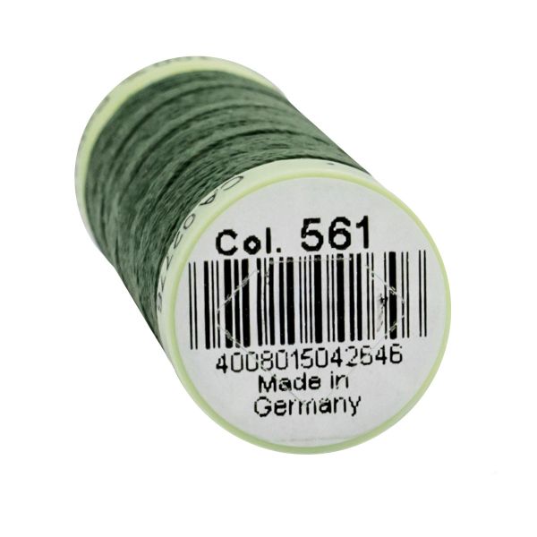 Нитки отделочные Gutermann Top Stitch, 30м, 561 серо-зеленый, 5 катушек