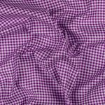 Ткань для пэчворка Peppy Бабушкин сундучок, рулон 112 см / 5 метров, БС-51 клетка фиолетовый, Peppy