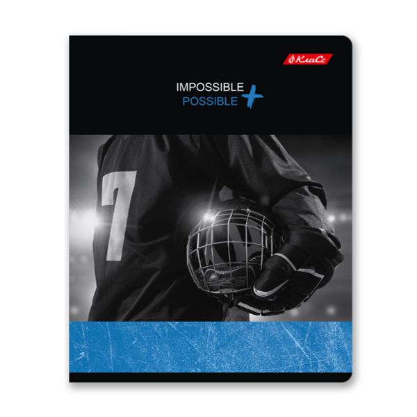 Тетрадь ученическая общая, A5+ 96 л. на скобе 60 г/м², белизна 100%, 5 шт, клетка в термоусадочной пленке, 000781 Трус не играет в хоккей, Светоч 96ТЕТк-001