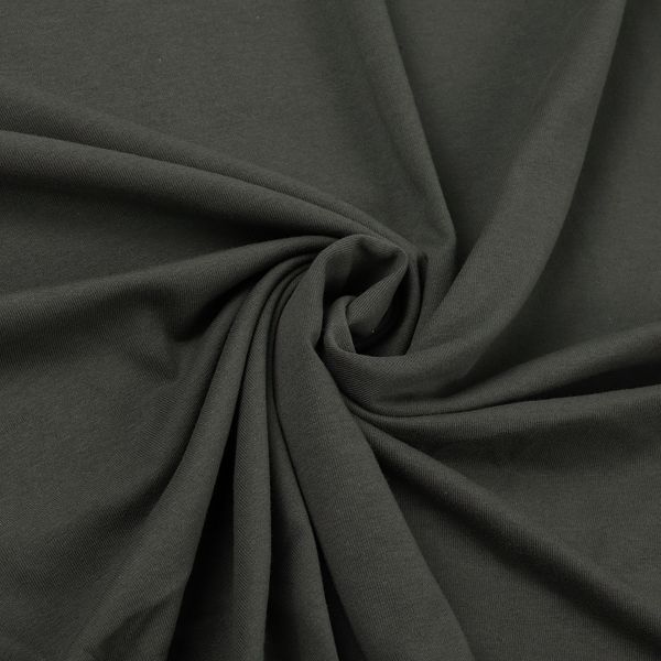 Кулирка хлопок ОЕ 145 г/м², 100+100 см / 10 метров, КУЛ.145.19-3905.10, графит