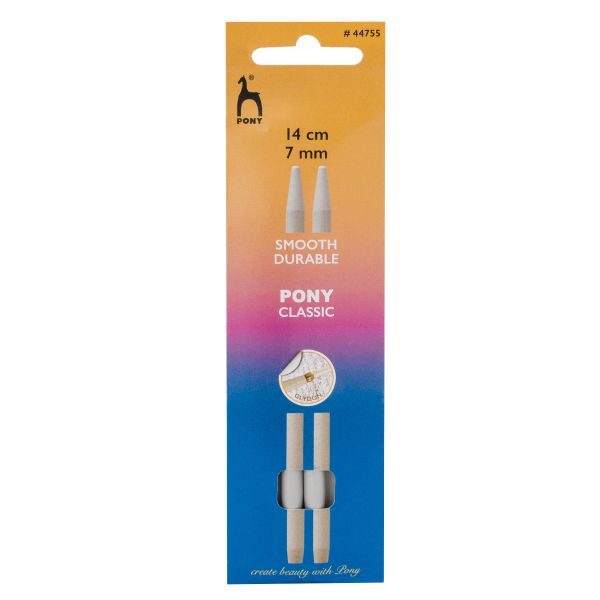 Спицы съемные Pony Classic ⌀7.0 мм, 14 см, алюминий, 2 шт, 44755