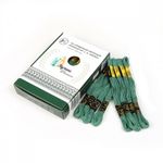 Мулине ПНК им.Кирова цв.9278 зеленый, 24 мотка по 8 метров