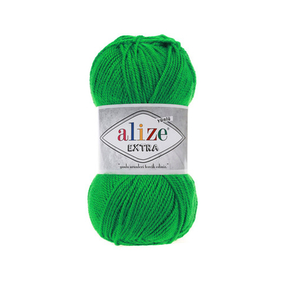 Пряжа Alize (Ализе) Extra / уп.5 мот. по 100 г, 220м, 328 трава A