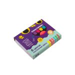 Пластилин восковой Пастельные цвета 72 г, 6 цв, Лео LPMCP-0106